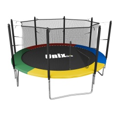 Unix Line Simple 12Ft / 366 см  (Color) inside из каталога батутов с защитной сеткой в Красноярске по цене 25930 ₽