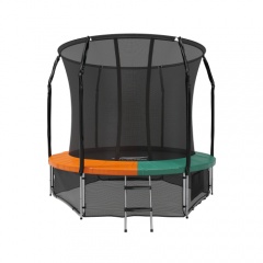 Батут с защитной сеткой Eclipse Space Twin Green/Orange 8FT в Красноярске по цене 21900 ₽