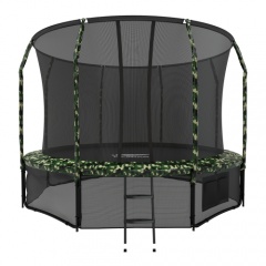 Eclipse Space Military 14FT из каталога батутов с защитной сеткой в Красноярске по цене 36900 ₽