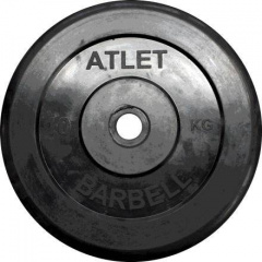 MB Barbell Atlet - 31 мм - 10 кг из каталога дисков для штанги с посадочным диаметром 30 мм.  в Красноярске по цене 3185 ₽