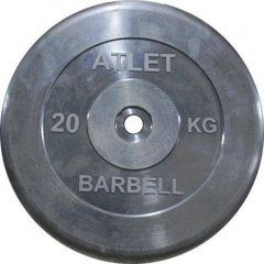 MB Barbell Atlet - 31 мм - 20 кг из каталога дисков для штанги с посадочным диаметром 30 мм.  в Красноярске по цене 5870 ₽