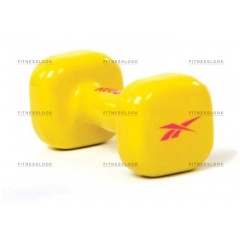 Reebok виниловая - 3 кг из каталога виниловых гантелей в Красноярске по цене 1360 ₽