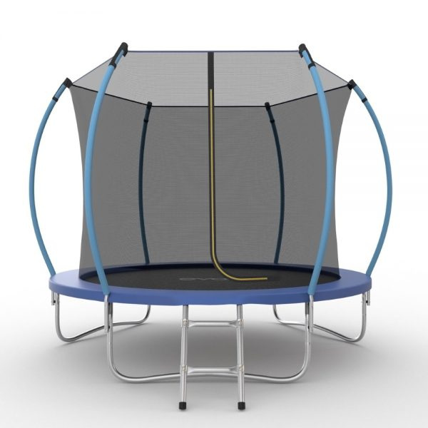 Батут с защитной сеткой Evo Jump Internal 8ft (Blue)