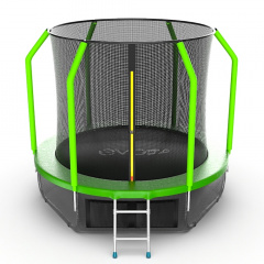 Evo Jump Cosmo 8ft (Green) + Lower net. из каталога батутов с защитной сеткой в Красноярске по цене 23990 ₽