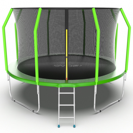 Батут с защитной сеткой Evo Jump Cosmo 12ft (Green)