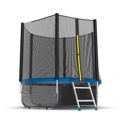 Evo Jump External 6ft (Blue) + Lower net из каталога батутов с защитной сеткой в Красноярске по цене 17340 ₽