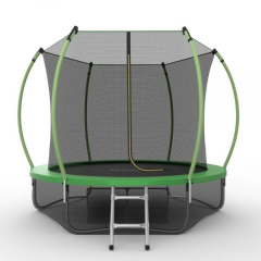 Батут с защитной сеткой Evo Jump Internal 8ft (Green) + Lower net в Красноярске по цене 26390 ₽