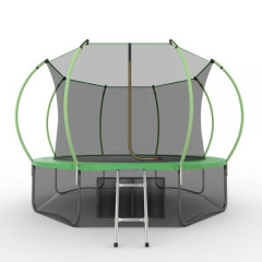 Evo Jump Internal 12ft (Green) + Lower net из каталога батутов с защитной сеткой в Красноярске по цене 26520 ₽