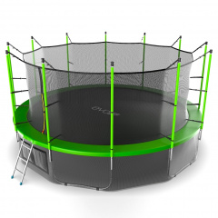 Батут с защитной сеткой Evo Jump Internal 16ft (Green) + Lower net в Красноярске по цене 56390 ₽