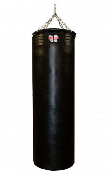 Рокки натуральная кожа 150х45 см черный из каталога товаров для бокса и единоборств в Красноярске по цене 41120 ₽
