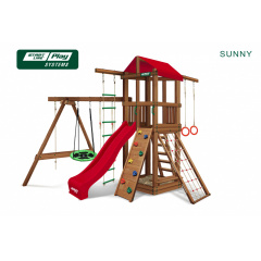 Start Line Sunny премиум Кедр из каталога игровых городков для детей в Красноярске по цене 132300 ₽