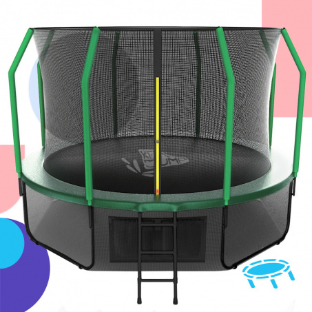 Батут с защитной сеткой KedaJump Jumpinator 14FT