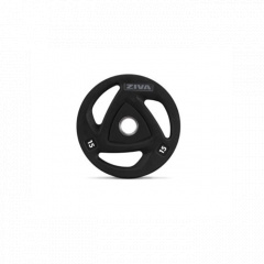Ziva с уретановым покрытием, 10 кг ZVO-DCPU1614-GY из каталога дисков для штанги с посадочным диаметром 50 мм. в Красноярске по цене 3560 ₽
