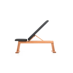 NOHrD WeightBench нат кожа вишня из каталога силовых скамей в Красноярске по цене 136850 ₽