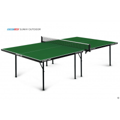 Start Line Sunny Outdoor Зелёный из каталога теннисных столов в Красноярске по цене 32490 ₽