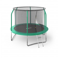 Unix Line Supreme Basic 8 ft (green) из каталога батутов с защитной сеткой в Красноярске по цене 22890 ₽