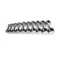 UltraGym хромированных ряд от 1 до 10 кг  UG1025 из каталога гантельных рядов в Красноярске по цене 86500 ₽