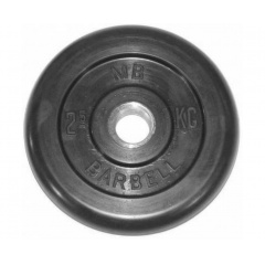 MB Barbell (металлическая втулка) 2.5 кг / диаметр 51 мм из каталога дисков для штанги с посадочным диаметром 50 мм. в Красноярске по цене 1600 ₽