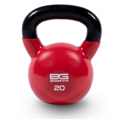Bronze Gym в виниловой оболочке 20 кг из каталога гирь в Красноярске по цене 7480 ₽