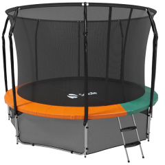 Scholle Space Twin Green/Orange 12FT (3.66м) из каталога Батутов на дачу в Красноярске по цене 33150 ₽