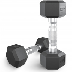UnixFit гексагональная 2,5 кг из каталога обрезиненных гантелей в Красноярске по цене 1990 ₽