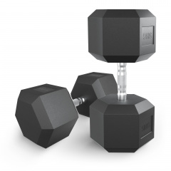UnixFit гексагональная 50 кг из каталога обрезиненных гантелей в Красноярске по цене 18890 ₽