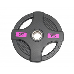 Original FitTools черный с двумя хватами 15 кг из каталога дисков для штанги с посадочным диаметром 50 мм. в Красноярске по цене 6380 ₽