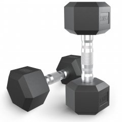 UnixFit гексагональная 7.5 кг из каталога обрезиненных гантелей в Красноярске по цене 3230 ₽