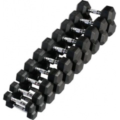 VictoryFit от 1-10 кг VF-SET110 10 пар из каталога гантельных рядов в Красноярске по цене 39350 ₽