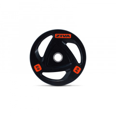 Ziva 25 кг ZIVA ZVO-DCRB-2307 серии ZVO резиновое покрытие из каталога дисков для штанги с посадочным диаметром 50 мм. в Красноярске по цене 9780 ₽