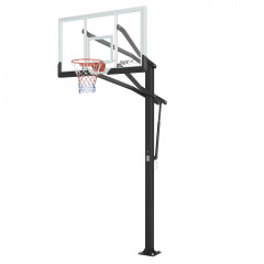 Unix Line B-Stand-TG 54’’x32’’ R45 H230-305 см из каталога стационарных баскетбольных стоек в Красноярске по цене 42420 ₽