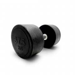 UnixFit PRO круглая  37,5 кг DBRND37_5PBK из каталога обрезиненных гантелей в Красноярске по цене 13990 ₽