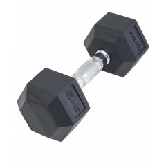 StarFit гексагональная 8 кг DB-301 из каталога обрезиненных гантелей в Красноярске по цене 3060 ₽