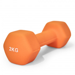 UnixFit 2 кг Orange DBNEO2OG из каталога неопреновых  гантелей в Красноярске по цене 940 ₽