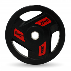 UnixFit PRO 25 кг, 51 мм DG25RUBPRD из каталога дисков для штанги с посадочным диаметром 50 мм. в Красноярске по цене 10970 ₽