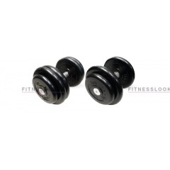 MB Barbell Tight Set 33.5 кг из каталога обрезиненных гантелей в Красноярске по цене 11376 ₽