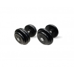 MB Barbell классик - 36 кг из каталога обрезиненных гантелей в Красноярске по цене 14431 ₽