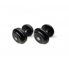 MB Barbell классик - 38.5 кг из каталога обрезиненных гантелей в Красноярске по цене 15395 ₽