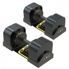 MX100 EVO, эргономичная прорезиненная рукоять, вес 5.9-45.4 кг, 2 шт ID185 в Красноярске по цене 76080 ₽ в категории разборные (наборные) гантели MX Select