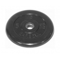 MB Barbell 5 кг металлическая втулка из каталога дисков для штанги с посадочным диаметром 30 мм.  в Красноярске по цене 2590 ₽