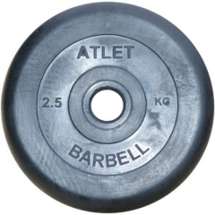 MB Barbell ATLET 2.5 кг из каталога дисков для штанги с посадочным диаметром 26 мм.  в Красноярске по цене 1280 ₽
