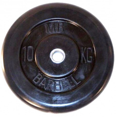 MB Barbell 10 кг металлическая втулка из каталога дисков для штанги с посадочным диаметром 26 мм.  в Красноярске по цене 4450 ₽