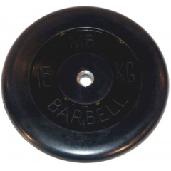 MB Barbell 15 кг металлическая втулка из каталога дисков для штанги с посадочным диаметром 26 мм.  в Красноярске по цене 6250 ₽