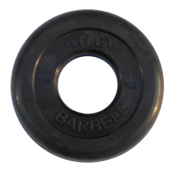 MB Barbell ATLET 1.25 кг из каталога дисков для штанги с посадочным диаметром 26 мм.  в Красноярске по цене 1020 ₽