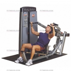 Body Solid ProDual DPRS-SF - жим от груди / жим от плеч из каталога грузоблочных тренажеров в Красноярске по цене 358700 ₽