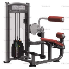 AeroFit IT9332 - разгибание спины из каталога грузоблочных тренажеров в Красноярске по цене 174420 ₽
