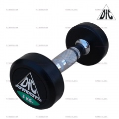 DFC PowerGym пара - 3 кг из каталога обрезиненных гантелей в Красноярске по цене 2290 ₽