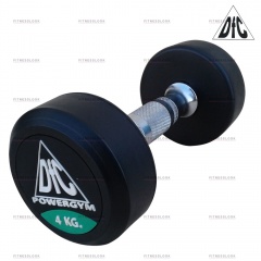 DFC PowerGym пара - 4 кг из каталога обрезиненных гантелей в Красноярске по цене 2990 ₽
