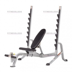 Hoist HF-5170 7 Position FID Bench - со стойками из каталога скамей со стойкой в Красноярске по цене 168730 ₽