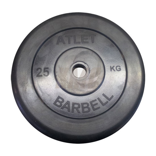 MB Barbell Atlet 51 мм - 25 кг из каталога дисков, грифов, гантелей, штанг в Красноярске по цене 8066 ₽